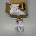 Suction Cup Hooks for Shower No-Drill Bathroom Hooks for Towels, Robes, Loofah Mountable on Bathroom Walls, Kitchen, Glass, Mirrors, Tile and Smooth,Non-Porous Surfaces (4, Brushed Gold)