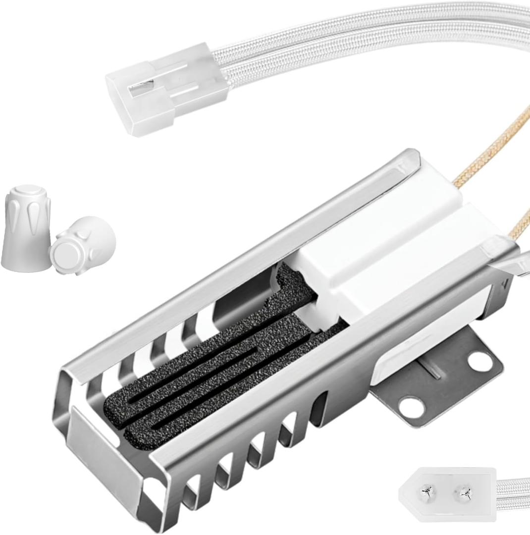 W10918546 Gas Range Oven Igniter -W10140611 Compatible with Whirlpool (SF1/2/3 VSF WFG YSF TGP) Est-ate Ama-na Ro-per Ma-gic Chef Gas Range Oven Replace W10918546VP 3186491 PS11770066 by Cenipar
