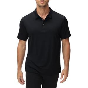MIER Mens Polo Shirts Dry Fit Short Sleeve Performance Golf Shirt Moisture Wicking Athletic Casual Collared T-Shirt, Size 2XL