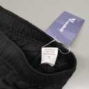 4 Pack Women's Wide Leg Sweatpants, Baggy Straight Elastic Waist Drawstring Multipack Lounge Trousers with Pockets (Large, Army Green, Light Gray, Dark Gray, Black)