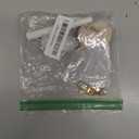 Case for AirPods 4 - Marble Pattern Case Cover with Shell Pearl Keychain and Cleaner Tool Compatible with Apple Airpods 4th Generation 2024, Light Pink