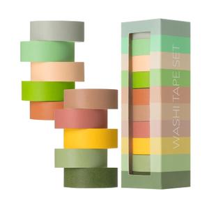 Mr. Pen Decorative Tape Set, 10 Pack - Colored Scrapbook Washi Tape for Craft Journaling (Earthy Tones)