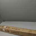 Heavy Duty Curtain Rods, 1 1/8 Inch Diameter Single Curtain Rod 72-144Inch(6-12ft) Extendable Length with End Caps Adjustable Modern Brackets-Warm Gold