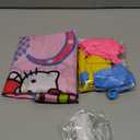 Cartoon Kitty Cat Birthday Decorations,Kitty Cat Backdrops for Party Decorations Supplies,Anime Happy Birthday Banner Backdrop for Party Supplies (5x3ft)