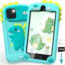 Smart Phone for Kids, Toddler Boy Toys Birthday Gifts for Boy 3 4 5 6 7 8 9 10 Year Old, Preschool Learning Play Toy Cell Phone Educational Games with 32 GB Card, Toddler Kids Travel Essential