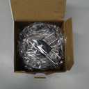 COTEY Large 3.5" Nonstick Egg Rings Set of 4, Round Crumpet Ring Mold Shaper for English Muffins Pancake Cooking Griddle - Portable Grill Accessories for Camping Indoor Breakfast Sandwich Burger