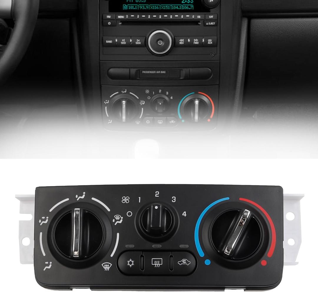 Dasbecan 599-141 A/C Climate Control Module Temperature Control Panel Compatible with Chevrolet Cobalt 2005 -2009 Pontiac G5 2007-2009 Replaces# 599141