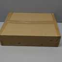 4-Tier Stackable Closet Organizers and Storage Shelves, Clothes Shelf Organizer Basket Bins, Foldable Sweater Storage for Closet Organizer System, Black (Patent Pending)