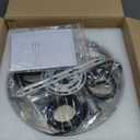 3 Lights Pendant Lighting, Brushed Black Cluster Pendant Light Kitchen Island, Cut Crystal Pendant Light Fixture Hanging Lights for Dining Room Foyer Bathroom