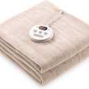 Heated Mattress Pad Twin Size Comfort Coral Fleece 10 Heating Levels & 10H Auto Shut Off, Electric Bed Warmer Pad with Controllers, Up to 15" Deep Pocket, Machine Washable