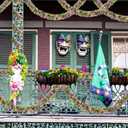 3 Pcs Mardi Gras Garland Decorations, Total 49.2 Ft Glitter Tinsel Garland Decor for Home Tree Bedroom Office Classroom Party Indoor Outdoor Holiday, Each 16.4 Ft