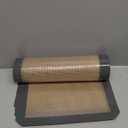 Basics NonStick Silicone Baking Mat, Food Safe, Dishwasher Safe, Heat Resistant, 16.5" x 11.6", Beige/Gray, Rectangular, 4Pack