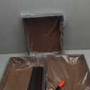 Leather Desk Organizer, Thipoten 3-Tier Stackable Letter Tray Holder for Office Supplies, Paper, File, Magazine, Perfect Office Organization for Desktop (Brown-3Tiers)