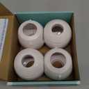 Child Safety Door Knob Cover (4 Pack) Hard-to-Remove Dual-Lock Door Handle Covers for Kids - Reusable Baby Proof Door Knob Locks - Installs Easily, No Tools Needed (White)