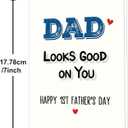 13 x First Fathers Day Card Gifts for New Dad, Funny 1st Father's Day Card Gift for New Dad Daddy Husband Father to be, Happy 1st Father's Day Cards Decorations from Baby