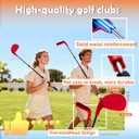 6-Hole Lawn Golf Game for Adults – Ultimate Backyard Outdoor Golf Games Includes 2 Adjustable Clubs, Great for Backyard, Practice, Party, Camping or Beach & Party Fun