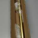 Lwiiom Brass Curtain Rod for Windows 16 to 28 Inch, Internal Splicing 1 Inch Diameter Disc, Adjustable Room Darkening Curtain Rod with Aluminum Finials and Brackets, Wrap Around Design