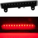 Third 3rd Brake Light, LED High Mount Stop Light Replacement for 2000 2001 2002 2003 2004 2005 2006 Chevy Tahoe Suburban/GMC Yukon XL Denali, Rear Center Cab Roof Tail Lamp (Black)