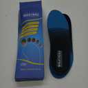 Plantar Fasciitis Insoles for Men Women - Orthotics Inserts, Shoe Insoles Arch Support Flat Feet Inserts Work Boot Insoles for Standing All Day (Mens 10-10 1/2 | Womens 12-12 1/2) (Blue)