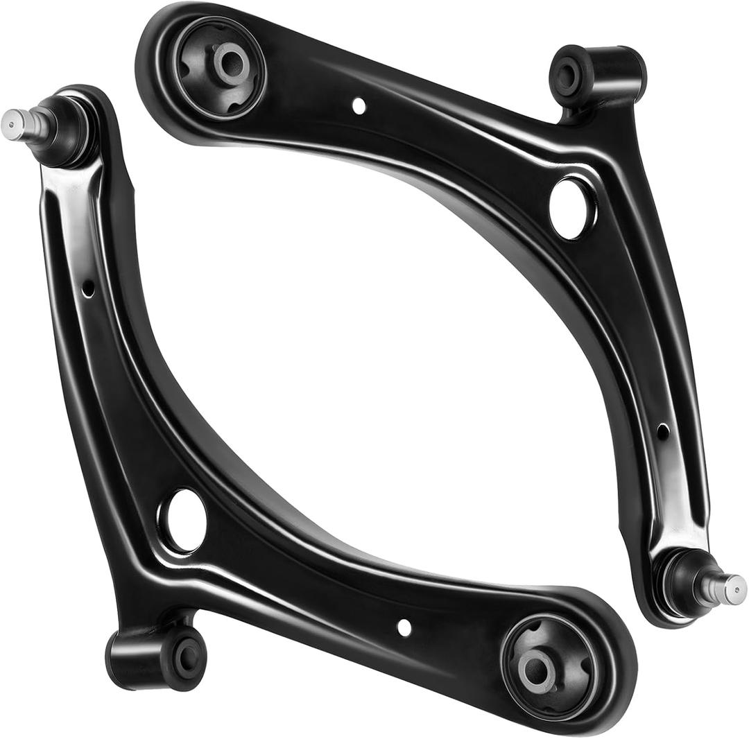 Front Lower Control Arm Kit w/Ball Joint Fit for Jeep Compass All 2007-2014 for Dodge Caliber All 2007-2012 for Jeep Patriot All 2007-2014, Driver Side and Passenager Side Suspension Kit (2Pcs)