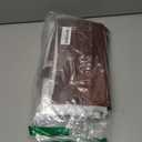 No Hook Shower Curtain with Snap in Liner, Ombre Brown Shower Curtains and Liner Set, Hotel Fabric Bath Curtain for Bathroom, Mesh Top Window Waterproof Washable, 71" x 74"