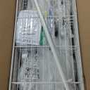 Ulif U6 Clothes Drying Rack, 5-Tier Over Washer and Dryer Laundry Room Storage and Organizer, Heavy-Duty Space Saver, 65.3" W x 13.4" D x 77.5" H, White