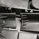 MaxWorks Heavy Duty 2‑Shelf Service Cart 500 lb Capacity Polypropylene Utility Cart with 5" Non‑Marring Casters Deep Trays and Built‑In Tool Storage for Garage Warehouse Workshop (80855)