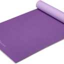 Gaiam Solid Color Yoga Mat, Non Slip Exercise & Fitness Mat for All Types of Yoga, Pilates & Floor Exercises