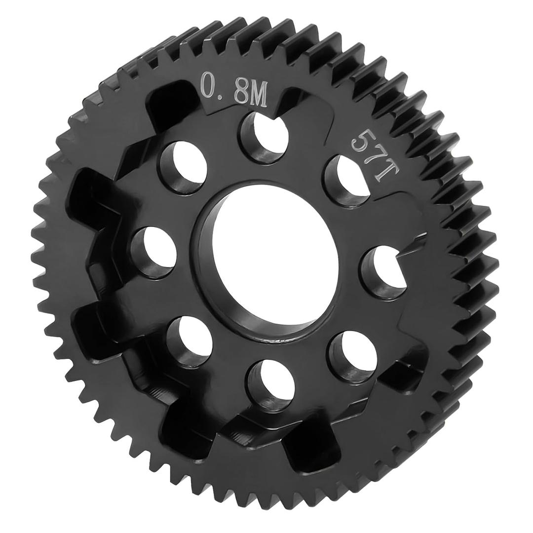 Steel 57T Spur Gear 32P Gears for Arrma Granite, Senton 3s, Vorteks, 1/8 Typhon 3s, Big Rock 3s 1/10 RC Car Upgrade