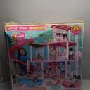 Barbie Dreamhouse, Pool Party Doll House with 75+ Pieces and 3-Story Slide, House Playset, Pet Elevator and Puppy Play Areas