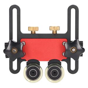 Table Saw Feeder, Roller, Woodworking Double Wheel Sliding Roller, Board Auxiliary Tool, Used for 30 or 45 Standard Slots