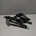 Garden Obelisk Trellis for Climbing Plants Outdoor 6 Ft Rose Bush Round Trellis for Pots Rustproof Metal Plant Flower Trellises for Clematis Vine Jasmine Support Outdoor Indoor (Black)