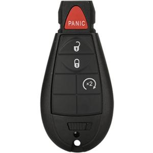 Replacement for Keyless Entry Remote Key Fob Shell Case Fit for 2013-2018 Dodge Ram 1500 2500 3500 (4-Button b)