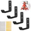 Jack Stand Wall Mount Organizer, Car Jack Stands Wall Hooks for Hanging, Universal Upgrade Designed Garage Hook, Heavy Duty Hooks Fits 2 & 3 & 4 & 5 & 6 Ton Heavy Duty Jack Stands (4 Pack)