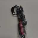 Farery Mini Thermal Brush 3 Temperature Adjustable, Travel Curling Iron for Short Hair 1 Inch, Heated Round Brush for Soft Curls, Lightweight Curling Wand for Bouncy Hair, Touch-ups, Dual Voltage (Black)