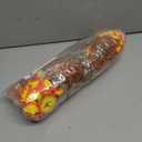 Halloween Artificial Morning Glory Fall Flowers for Outdoors, 12 Bundles UV Resistant Faux Mums, Autumn Silk Flowers for Decoration in Orange Yellow