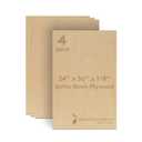 Baltic Birch Plywood 24 x 36 x 1/8 Inch - 3 mm Craft Wood, Pack of 4 B/BB Grade, Stronger Than Basswood Sheets or Balsa Wood, Perfect for Laser, CNC Cutting, Wood Burning, by Woodpeckers