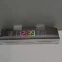 Peakeep Kids Digital Alarm Clock for Bedrooms, Date Day of Week Large Display Numbers 6 Brightness Dimmer, 5 Volume Loud for Heavy Sleepers, 8 RGB Colors Electric Desk Clock Battery Backup, Auto DST