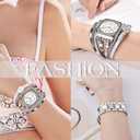 KOREDA Boho Leather Bracelet Compatible for Apple Watch Band 38mm 40mm 41mm 42mm 44mm 45mm 46mm Series 11 10 9 8 7 SE Women, Handmade Multilayer Wrap Beaded Jewelry Apple Watch Strap for iWatch Series 6/5/4/3/2/1 (Grey)