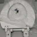 KOHLER 20454-0 Ridgewood Elongated Soft Close Toilet Seat, Quiet Close, Wood Toilet Seat, Home Essentials, White