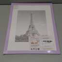 upsimples 11x14 Picture Frame, Display Pictures 8x10 with Mat or 11 x 14 Without, Wall Hanging Photo Frames, Purple, 1 Pack