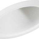 Juno Lighting Group 614W-WH 6-Inch LED Standard Slope Downlight Baffle, 90 Watts, White Trim