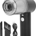 Sonew Handheld Vacuum Cleaner, Mini Cordless Vacuum Cleanervacuum with Transparent Storage for Home Office Salon Barber, Portable Light Rechargable Cleaner