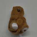 Breathing Stuffed Animal, Sleepy Capybara Plush for Kids Gift, Soothing Breathing Capybara Stuffed Animal with Realistic Breathing Motion and Lights Music (Yellow)