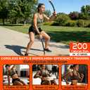 Ropeless Battle Ropes for Home Gym, Portable Cordless Weighted Battle Ropes with Storage Bag, High Calorie Burn for Men & Women, Fitness Equipment for HIIT & Low-Impact Aerobic Training