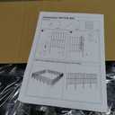 Decorative Garden Fence 25 Pack, Total 27ft (L) x 24in (H) Rustproof Metal Wire Fencing