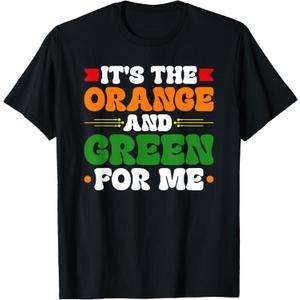 It's The Orange And Green For Me HBCU T-Shirt Small