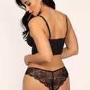 Smart & Sexy Women's Temptation Lace Cheeky Brazilian Panty (M)