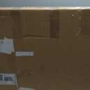 5 Light Semi Flush Mount Close to Ceiling Light Fixture,Cream Linen Fabric Shade Brushed Bronze Finish 22 inch for Bedroom,Living Room,Dining Room Hallway