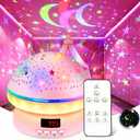 MINGKIDS Toys for 3-8 Year Old Girls Boys,Star Night Light Projector with Hard Projection Cover, Timer&Rotation,2-9 Year Olds Kids Chritsmas Birthday Gifts